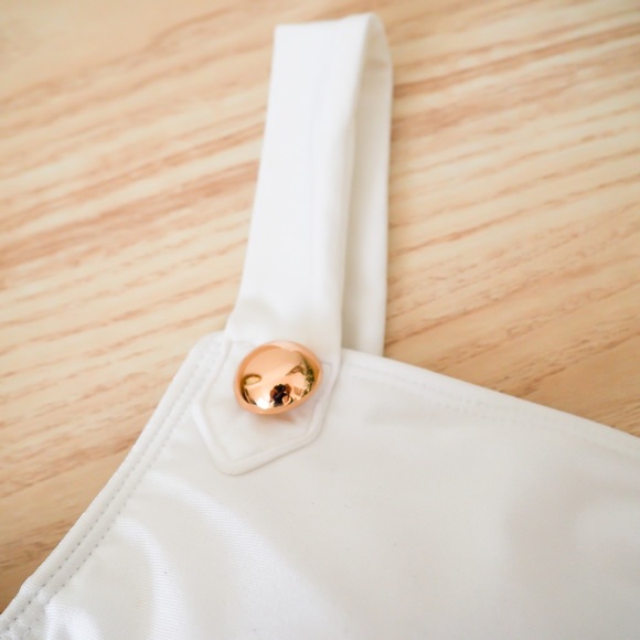 F21 White One Piece Swimsuit - Picture 3 of 3